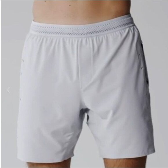 Ten Thousand Session Short 7 Inch Lined Shorts in Light Gray Size Medium